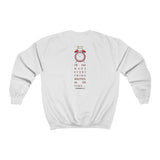God's Time Unisex Heavy Blend™ Crewneck Sweatshirt no. 1 with black lettering (The Most Beautiful Arrangement of Broken Collection)