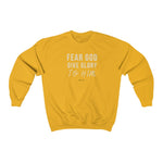 Fear God Give Glory to Him Unisex Heavy Blend™ Crewneck Sweatshirt
